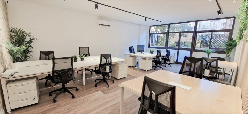 coworking private and open space